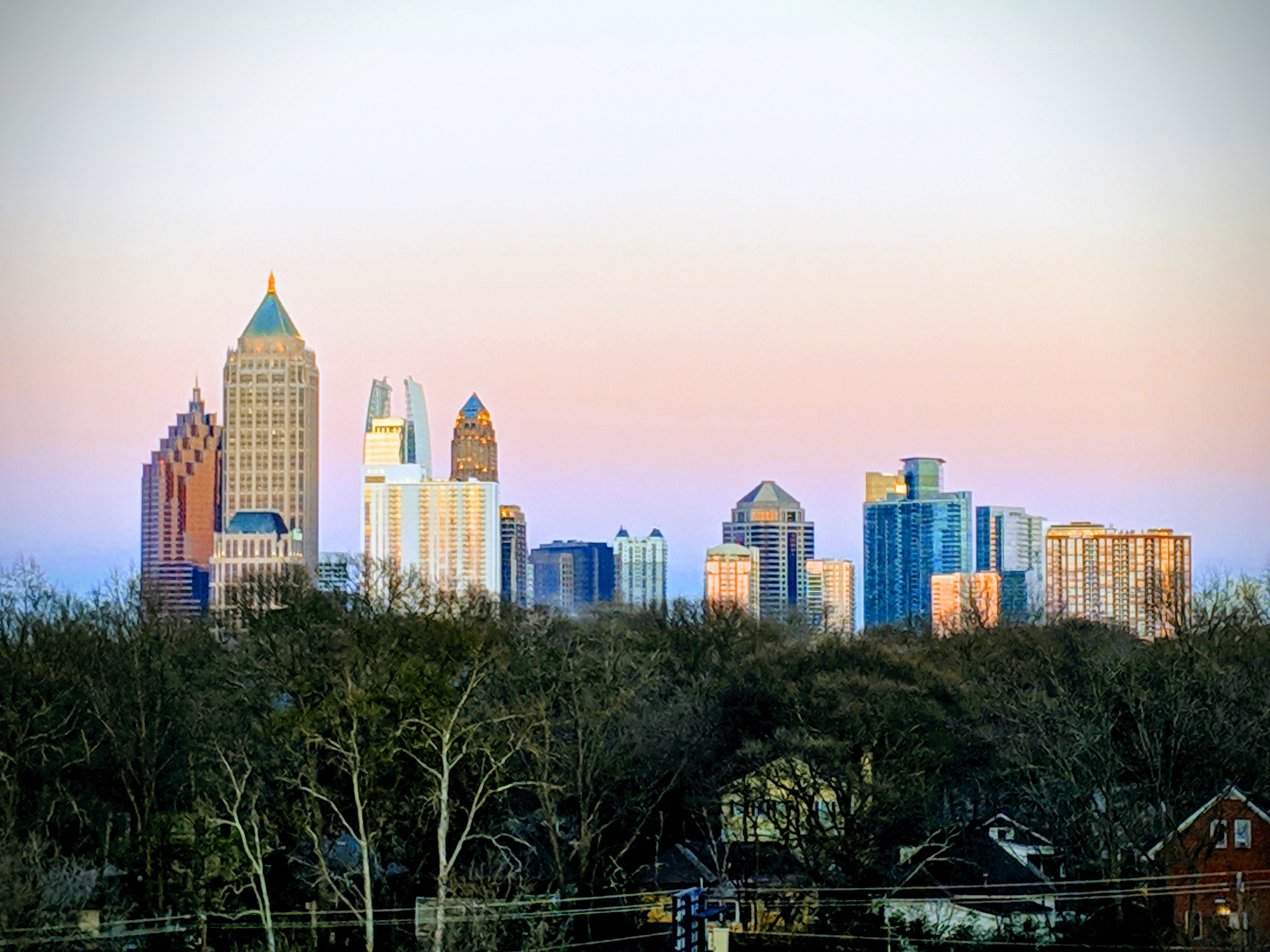 Atlanta's Skyline from Six Feet Under - A Bucket List Item