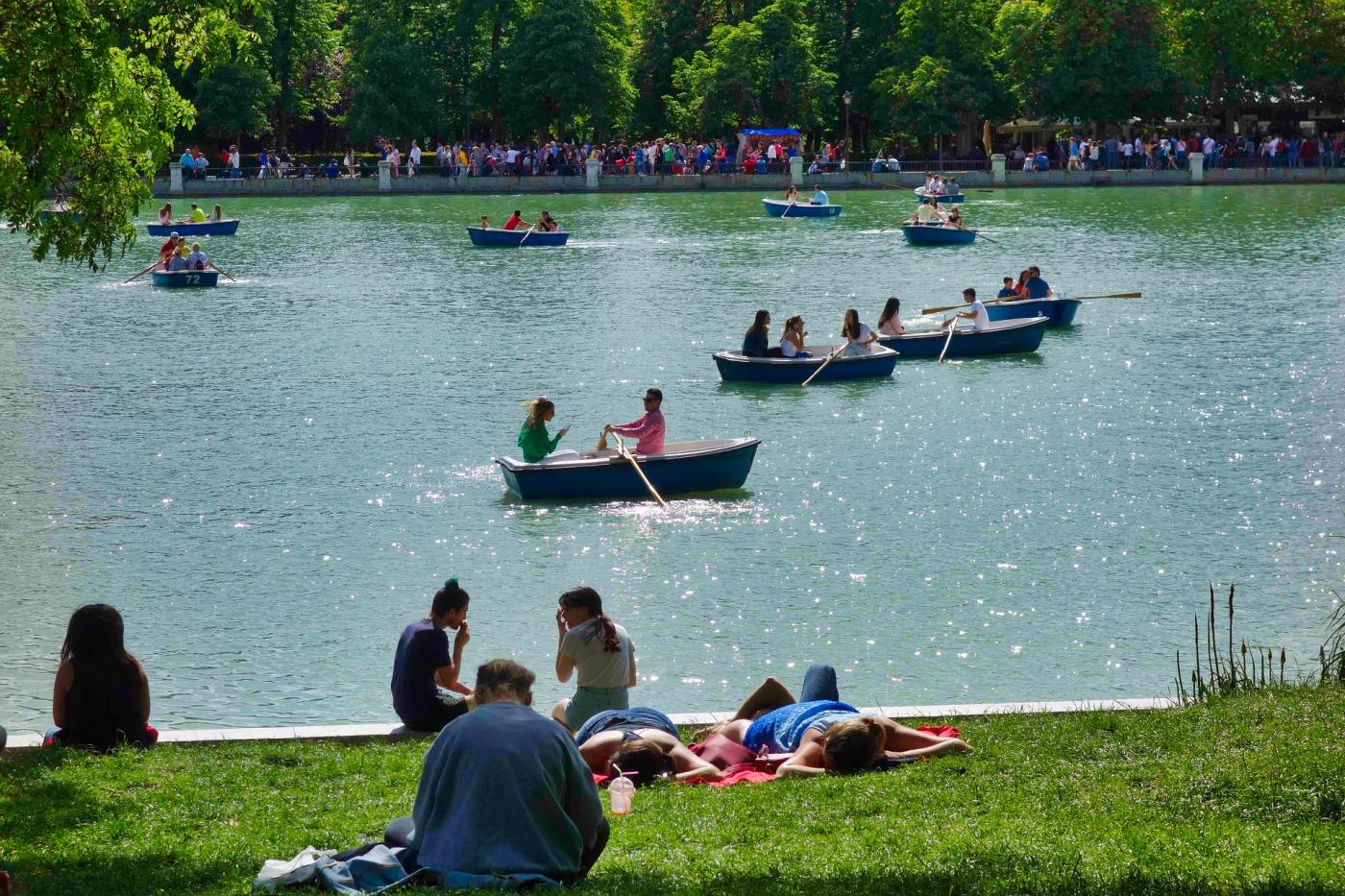 Retiro Park in Madrid