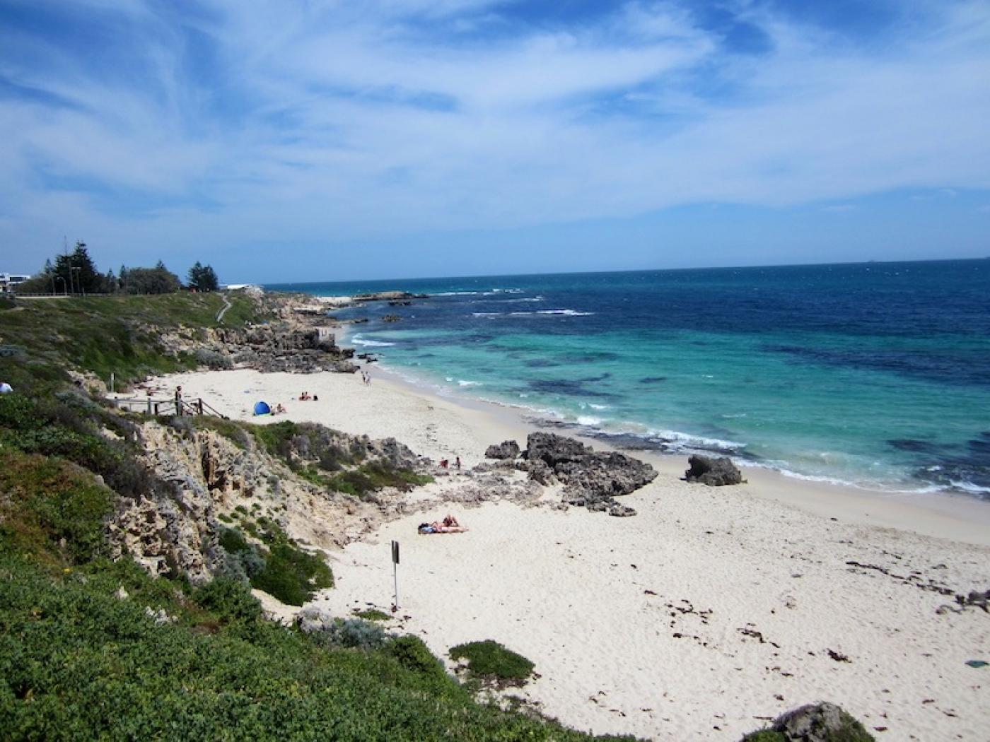 The beach in Perth, Australia.