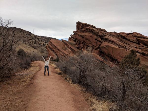 Ashley on a trip to Denver in 2018